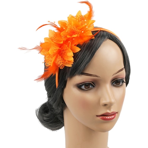 Damen Elegant Karneval Blumen Kopfbedeckung Image