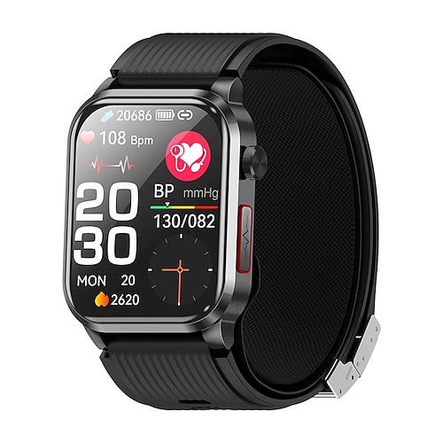 P300 pro Smartwatch 1.1 Zoll Smartwatch Fitnessuhr Schrittzähler Anruferinnerung Aktivitäts-Tracker Kompatibel mit Smartphone Herren GPS Langer Standby Freisprechanrufe IP 67 44mm Uhrengehäuse