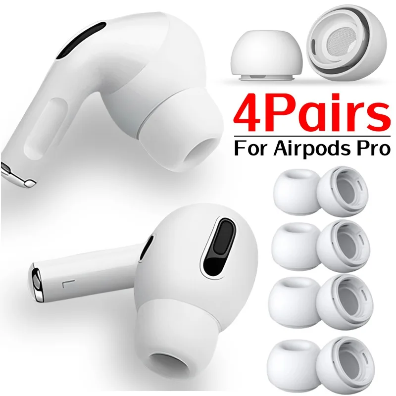 Weiche Silikon-Ohrstöpsel für Airpods Pro 1/2 Gen. Schützende Ohrhörer deckt Geräuschreduzierungsloch-Ohrpolster für Apple Air Pods Pro ab Image