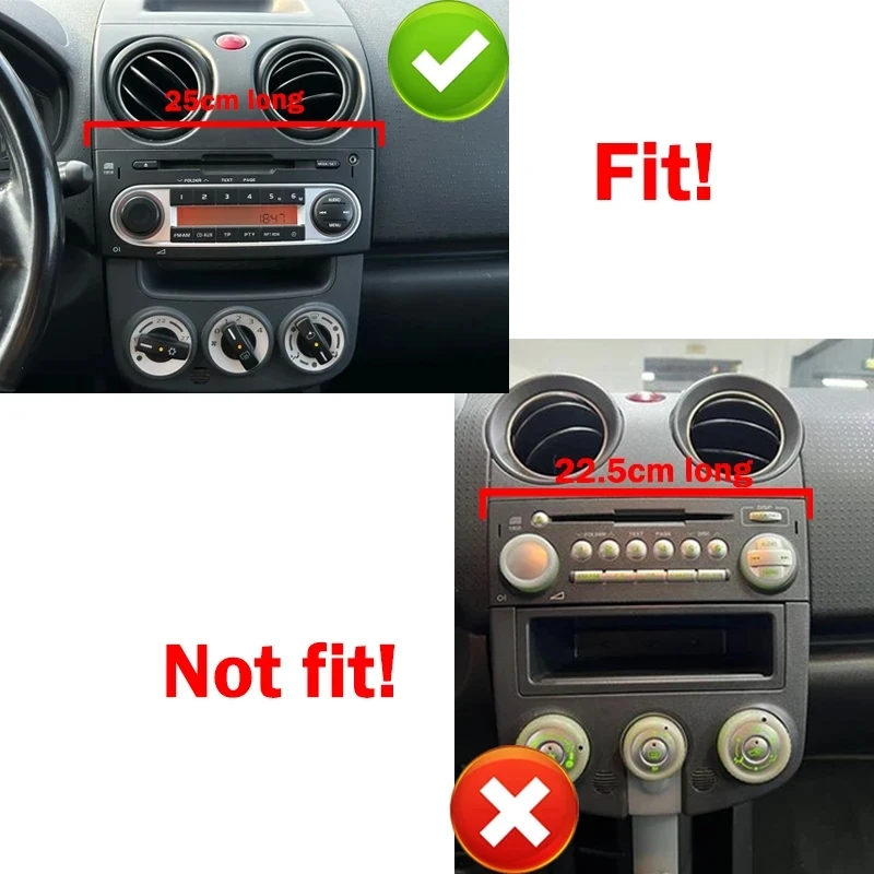 7 Zoll Android 15 für MITSUBISHI COLT Z30Z30GZ3BZ3V 2007–2012 Radio Android Carplay Multimedia Player 4G Wifi BT DSP RDS Image