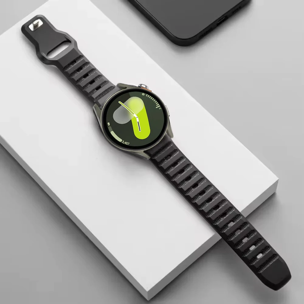 Sportarmband für Samsung Galaxy Watch 7 6 5 4 40 mm 44 mm Weiches und hautfreundliches Silikonarmband für Galaxy 4 6 Classic-Armband Image