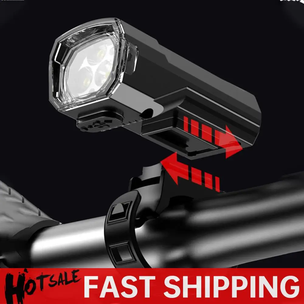 Luce anteriore per bicicletta a LED Luce per bicicletta super luminosa Torcia per bici impermeabile Lampada di sicurezza per bici dimmerabile a 3 livelli per la guida notturna