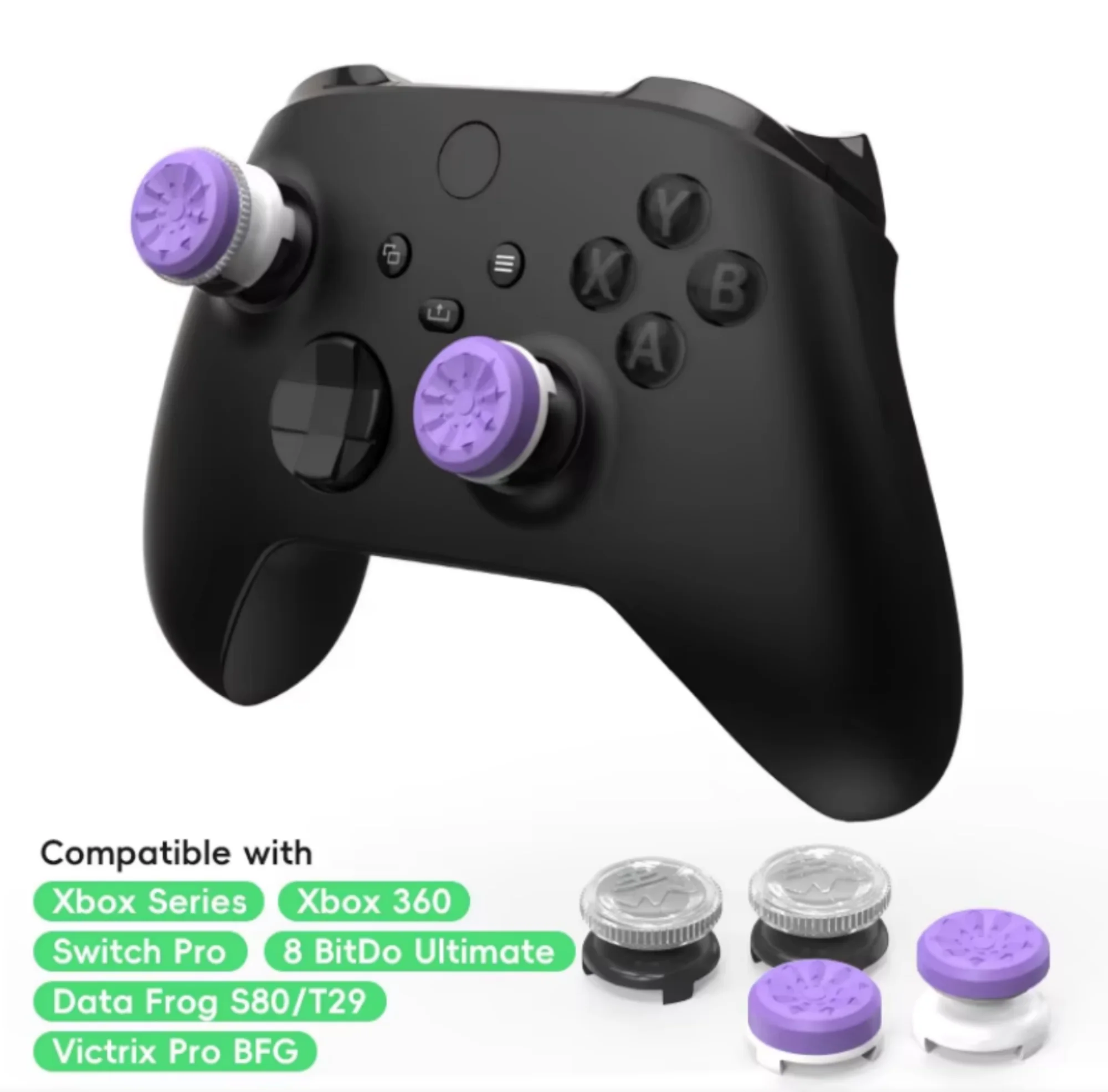 Freek Galaxy Daumengriffkappen für PS4 PS5 FPS High-Rise Analog Stick Grips Abdeckungen für Xbox ONE Series S/X Controller Image