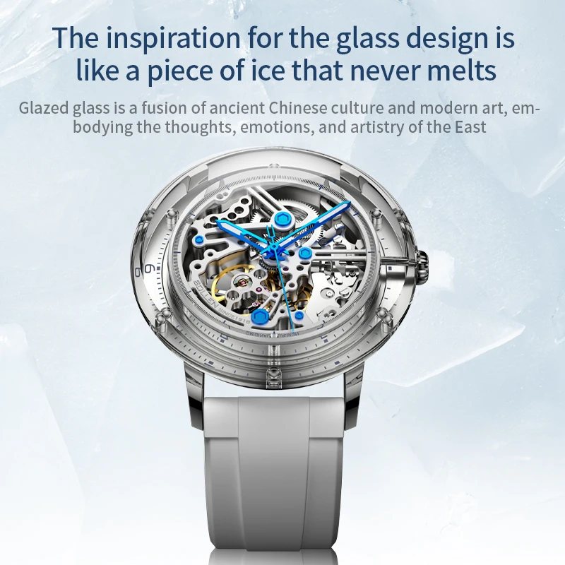 Luxus Marke Herren Automatische Uhren Pagani Design Transparente Mechanische Uhr Für Männer Sport Mechanische Skeleton Armbanduhr Relo Image