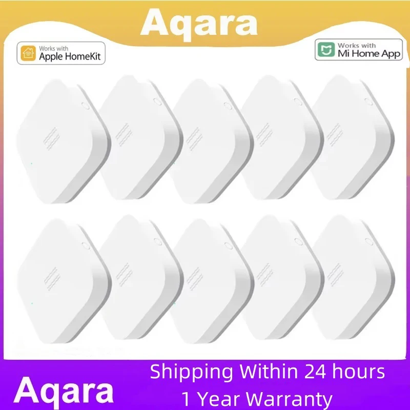 Aqara Smart Vibration Sensor Zigbee Smart Motion Shock Sensor Erkennung Alarm Monitor Integrierte Gyro Für Home Safety Mi Home App Image