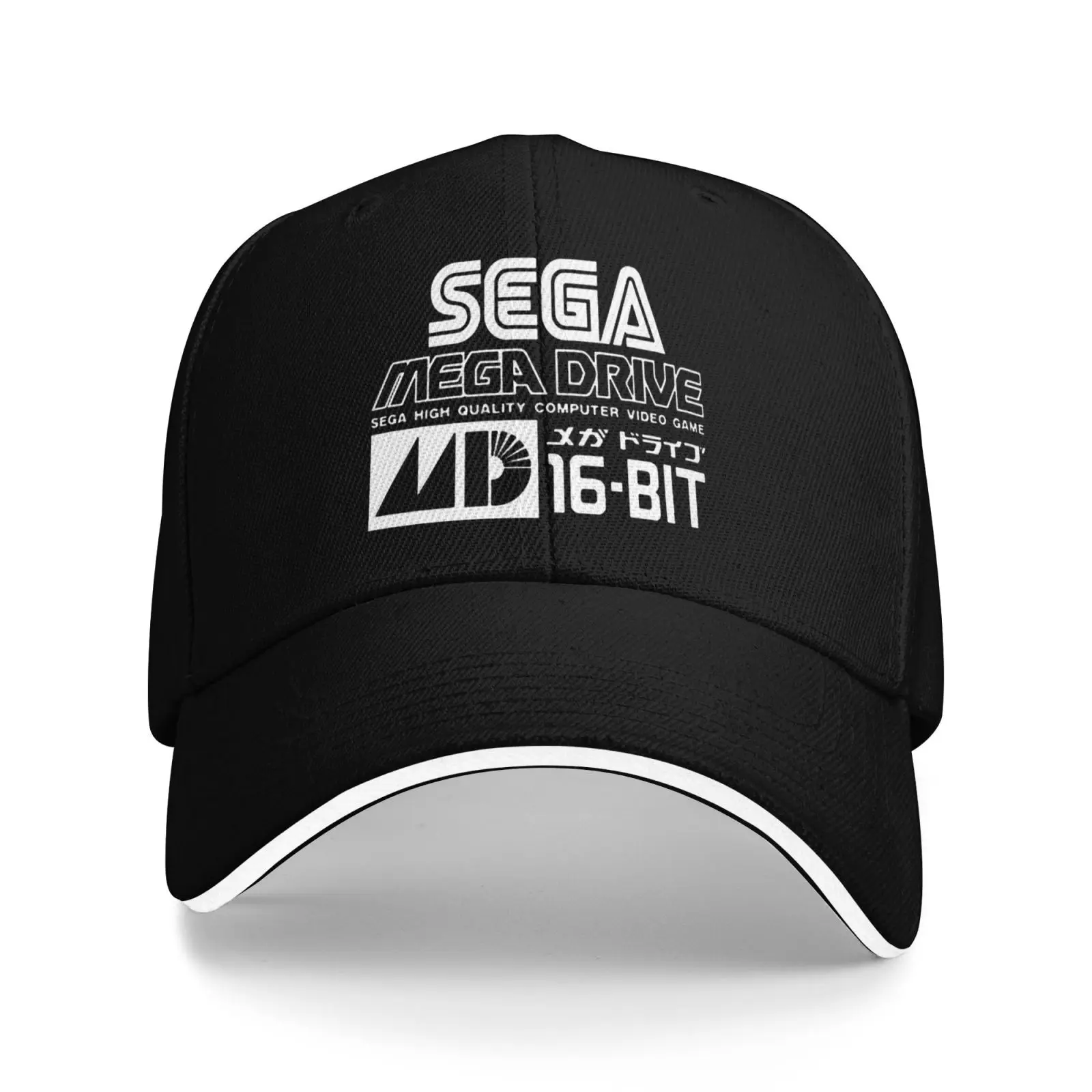 16BIT Segas-MD Videospiel Ergonomische Unisex-Baseballkappe – atmungsaktiv, schnell trocknend, leicht, für Sonnenschutz im Freien