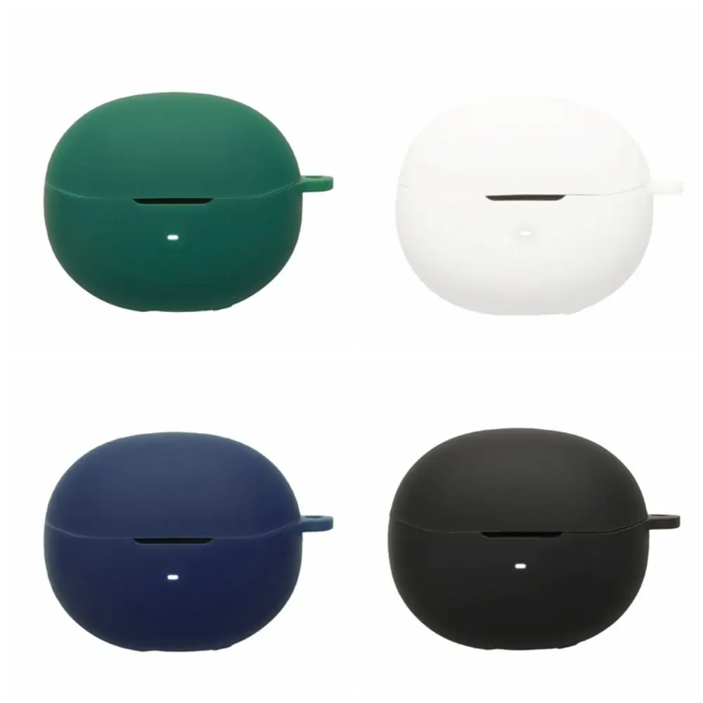 Anti-Fall-Kopfhörerhülle mit Karabiner, staubdichte Ohrhörer-Abdeckung, stoßfeste Anti-Kratz-Ladebox-Hülle für QCY MeloBuds N70 Image