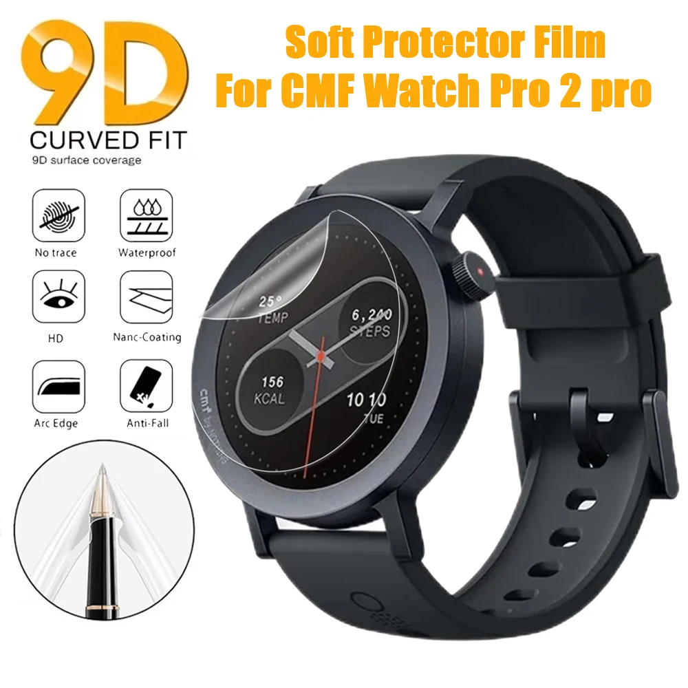 5 Stück Displayschutzfolie für CMF By Nothing Watch Pro 2 Hydrogelfolie, kein Glas HD für CMF Watch Pro 2 Schutzfolie Zubehör Image