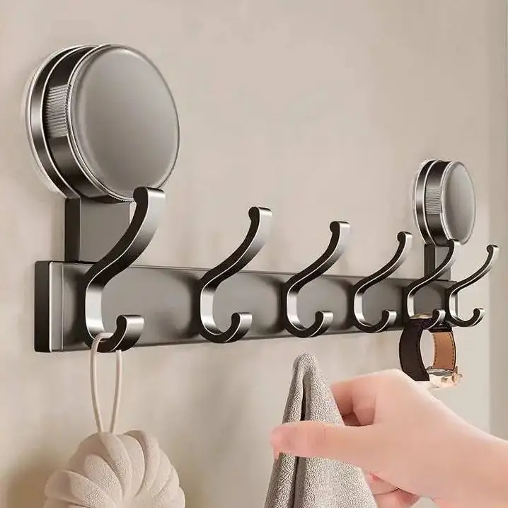 Türhaken mit Saugnapf, starker Kleber, kein Stanzen, starkes tragendes Lagerregal, Kleider-Eingangstür, hängendes Han für den Haushalt