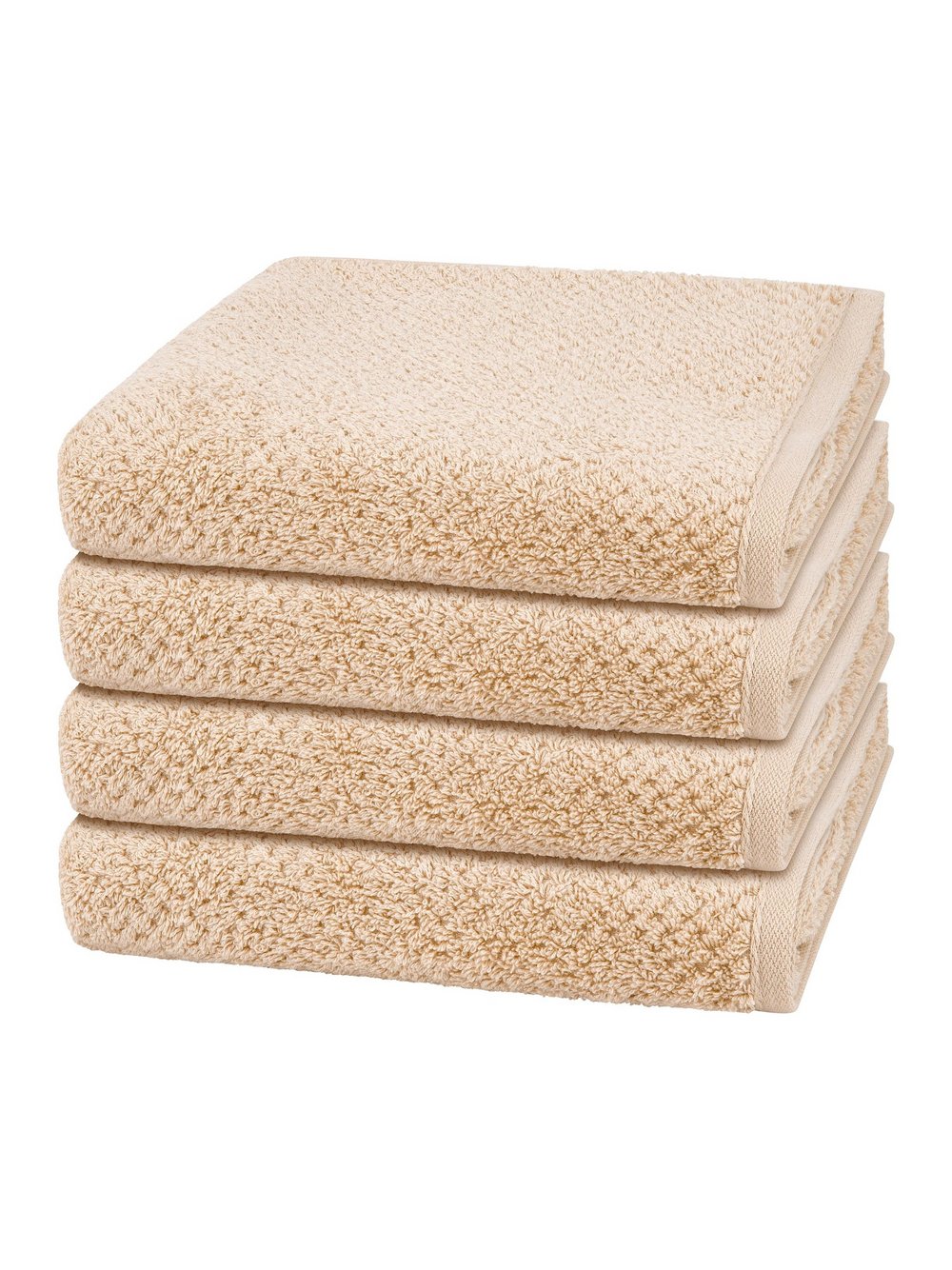 Cawö Handtuchset 4-teilig Damen beige, ONE SIZE Image