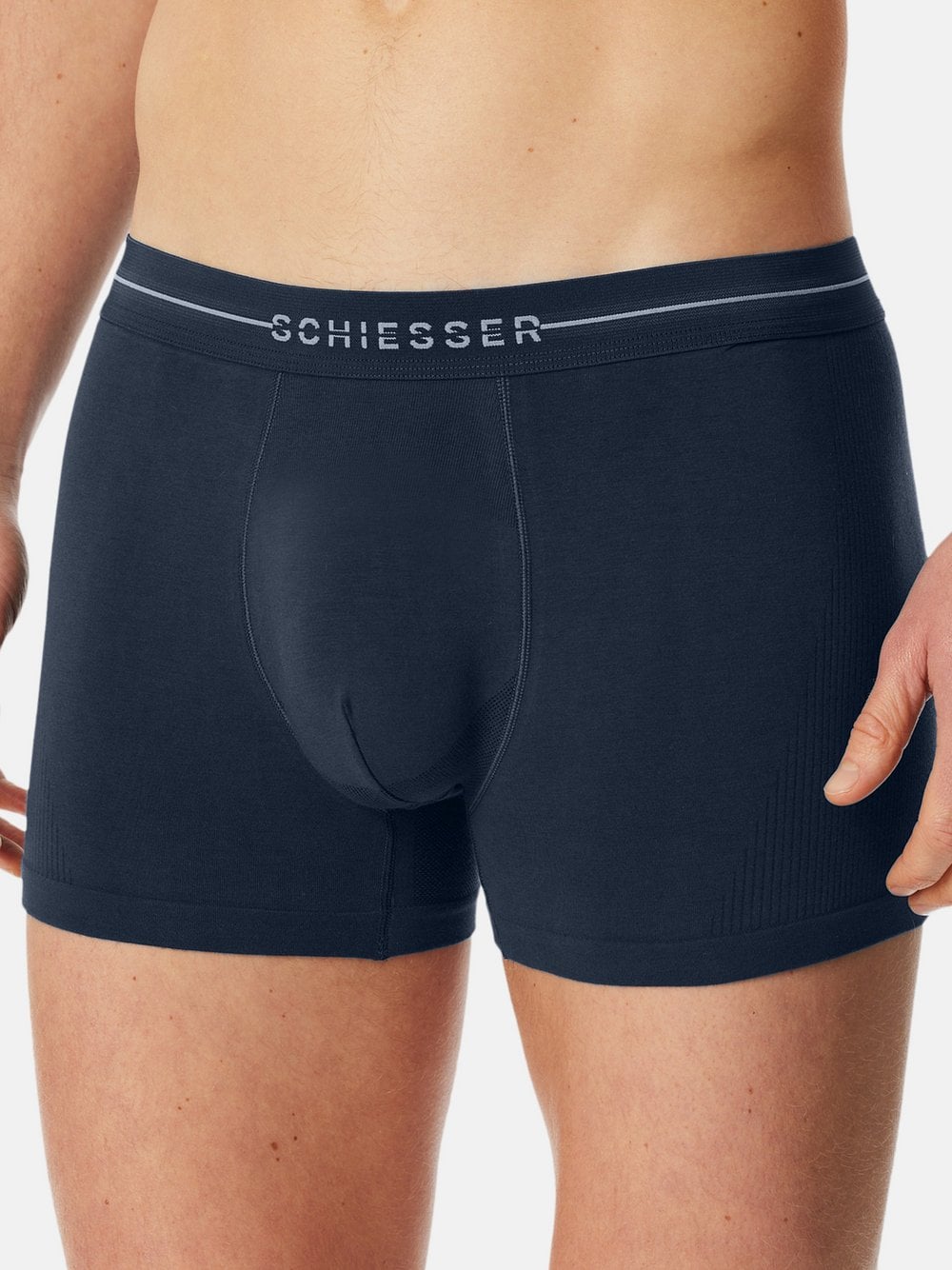 Schiesser Retro Short Herren blau, M Image