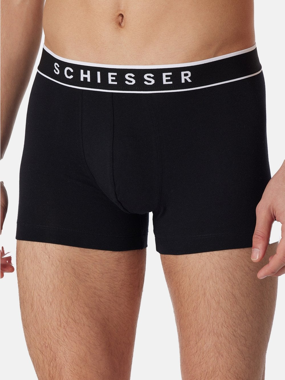 Schiesser Retro Short Herren hellgrau, L Image