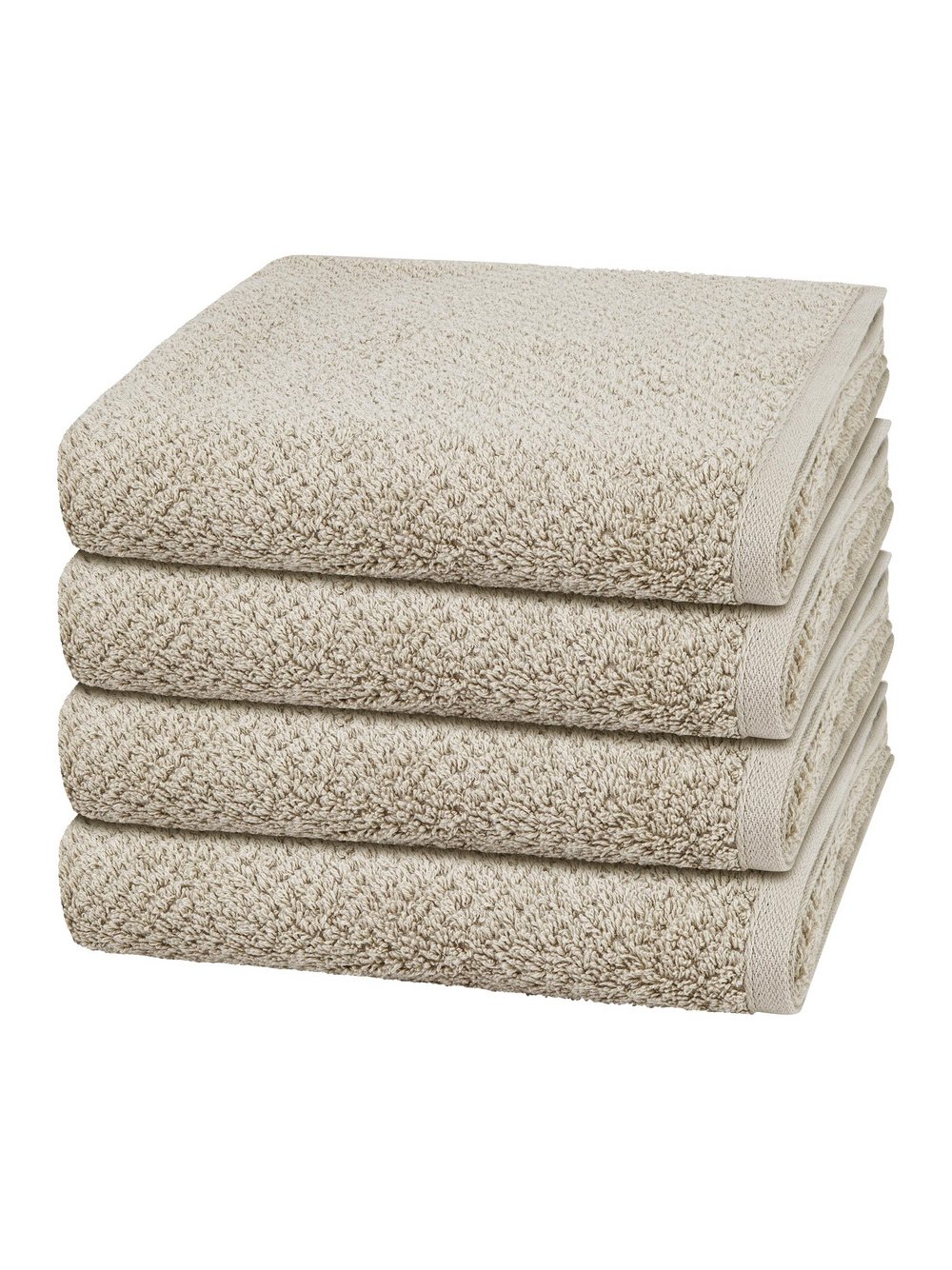 Cawö Handtuchset 4-teilig Damen hellgrau, ONE SIZE Image