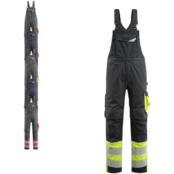 Mascot Warn-Latzhose »Sunderland« Größe 90C54 schwarzblau/orange Image