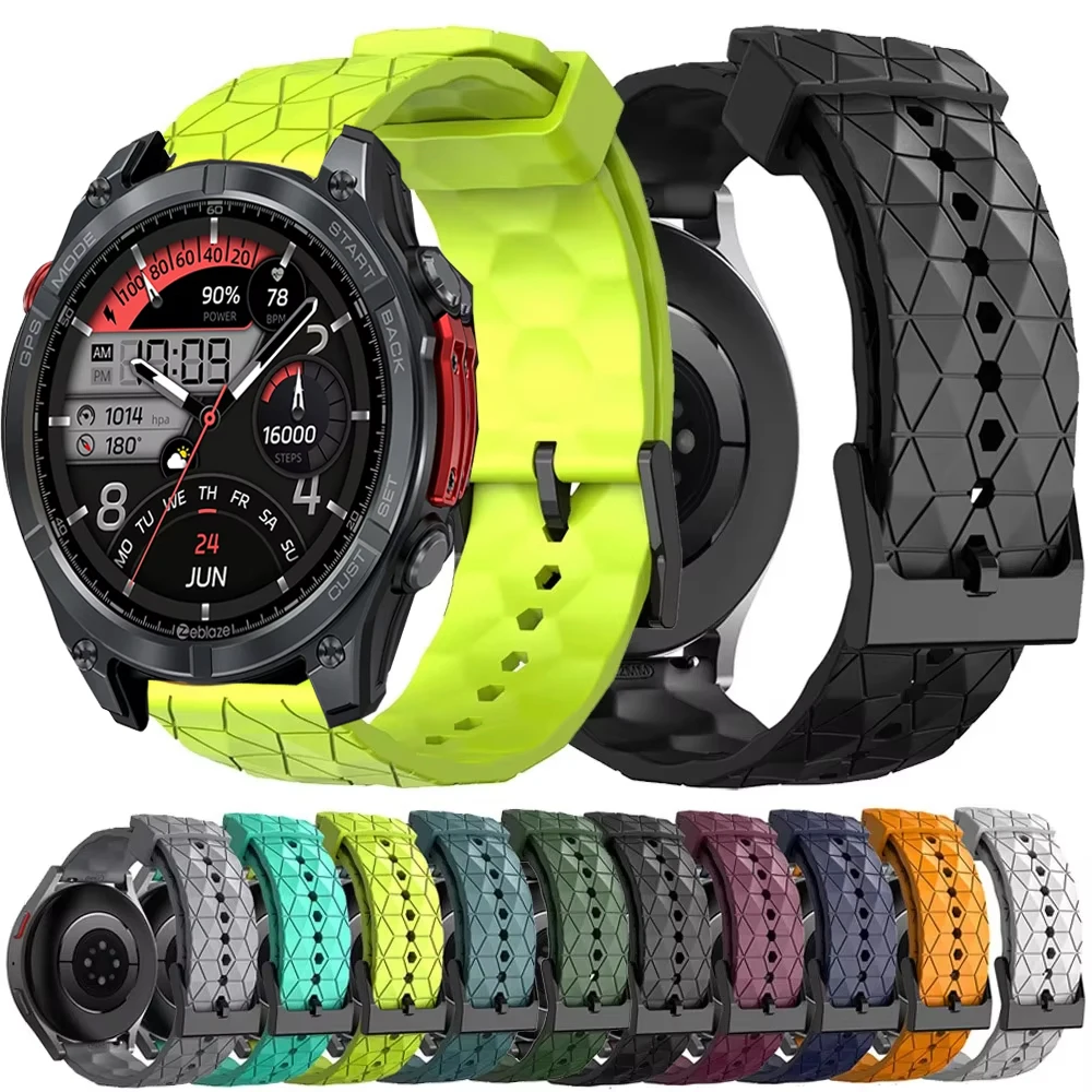 22mm Armband Für Zeblaze Stratos 2 3 4 GPS Silikon Band Armband Für Zeblaze Btalk 2 3 Plus/Vibe 7 7 Pro 7 Lite/GTS GTR 3Pro Image