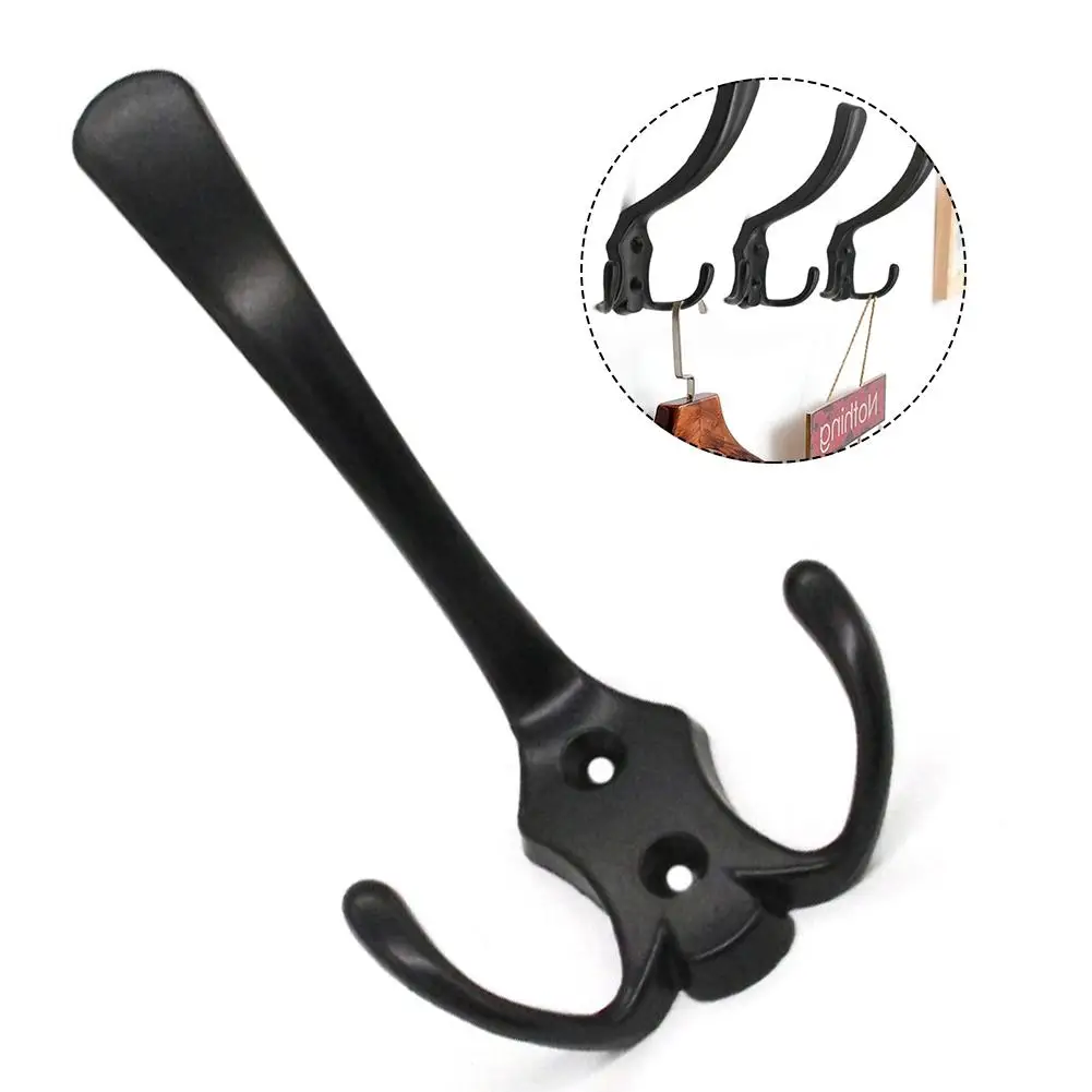 1PC Haken Rack Mantel Haken Zink-legierung Dreieckigen Haken Rack Wand Robe Kleidung Rack Hut Wand Aufhänger Für flur Badezimmer