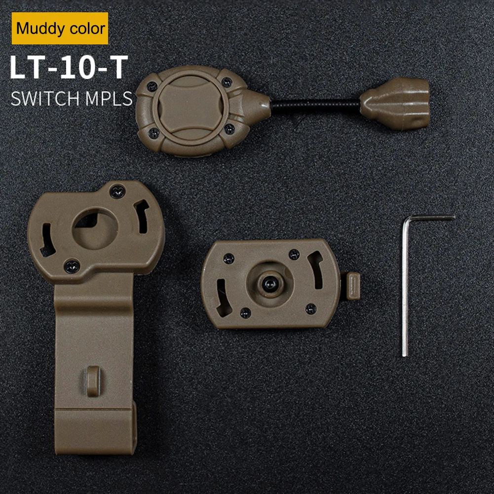 WOSPORT Helm-Kopflicht, langlebiges Nylon, Helm-Taschenlampe, energiesparend, Jagd, Camping, Airsoft-Ausrüstung für SWITCH MPLS Image