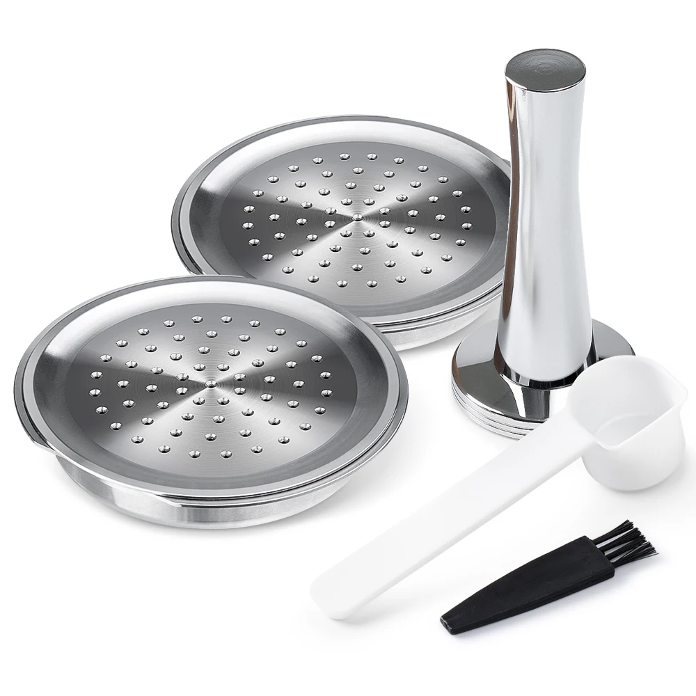 Für Senseo Kaffee Kapsel Edelstahl Kaffee Filter Pod Wiederverwendbare Kaffeemaschine Filter Espresso Crema Maker Image