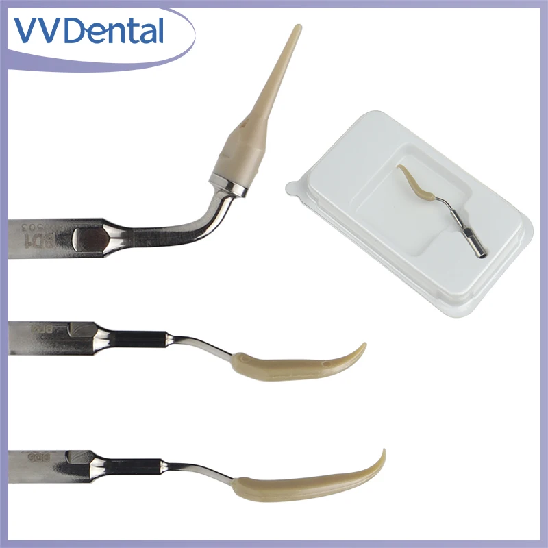Dental-Ultraschall-Scaler-Spitzen aus Edelstahl für Implantate, Zahnstein- und Plaque-Entfernung, passend für SATELEC/DTE Ultraschall-Scaler-Handstück Image