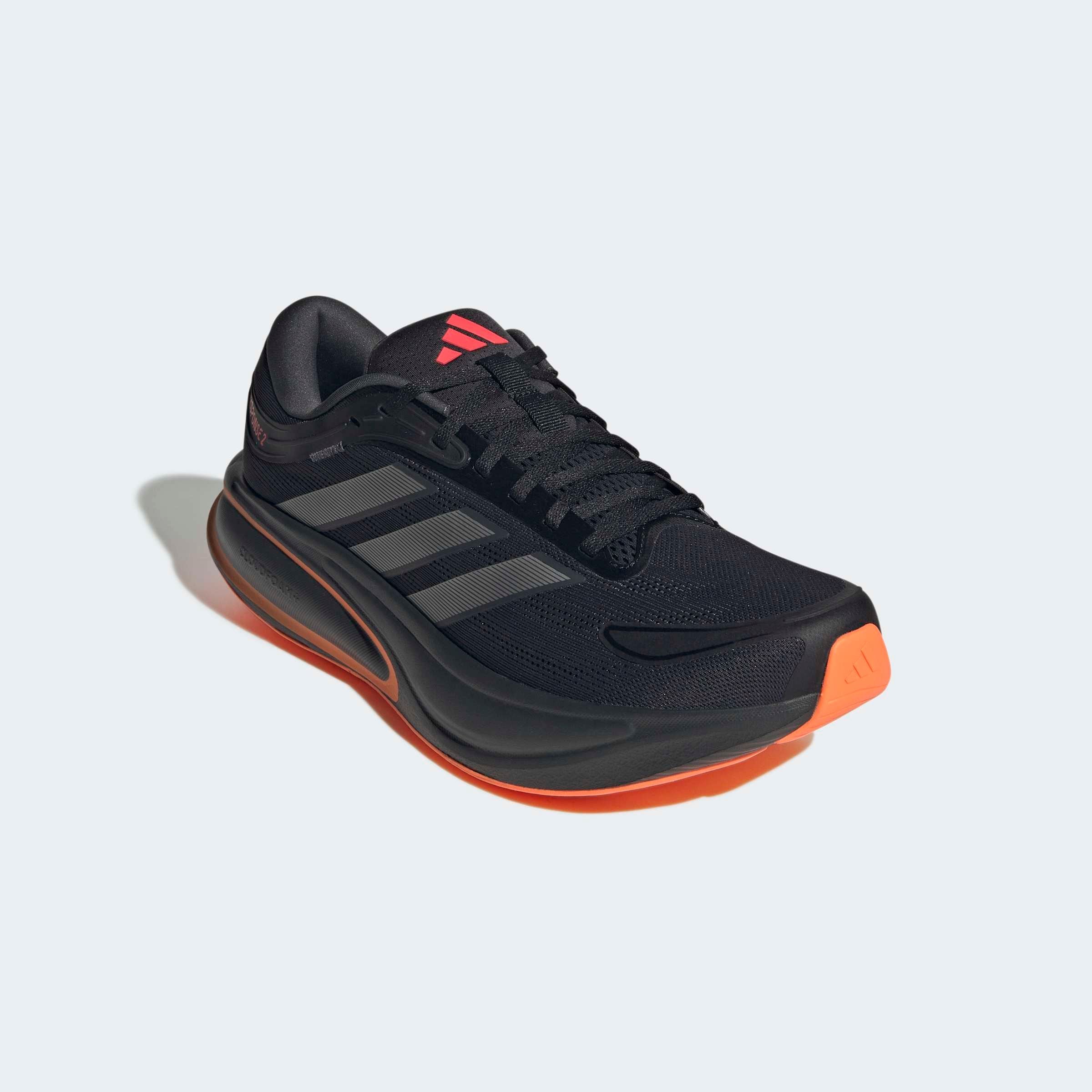 Laufschuh ADIDAS PERFORMANCE "RESPONSE 2", Herren, Gr. 48, core schwarz, iron metallic, carbon, Synthetik, Textil, Schuhe Laufschuh