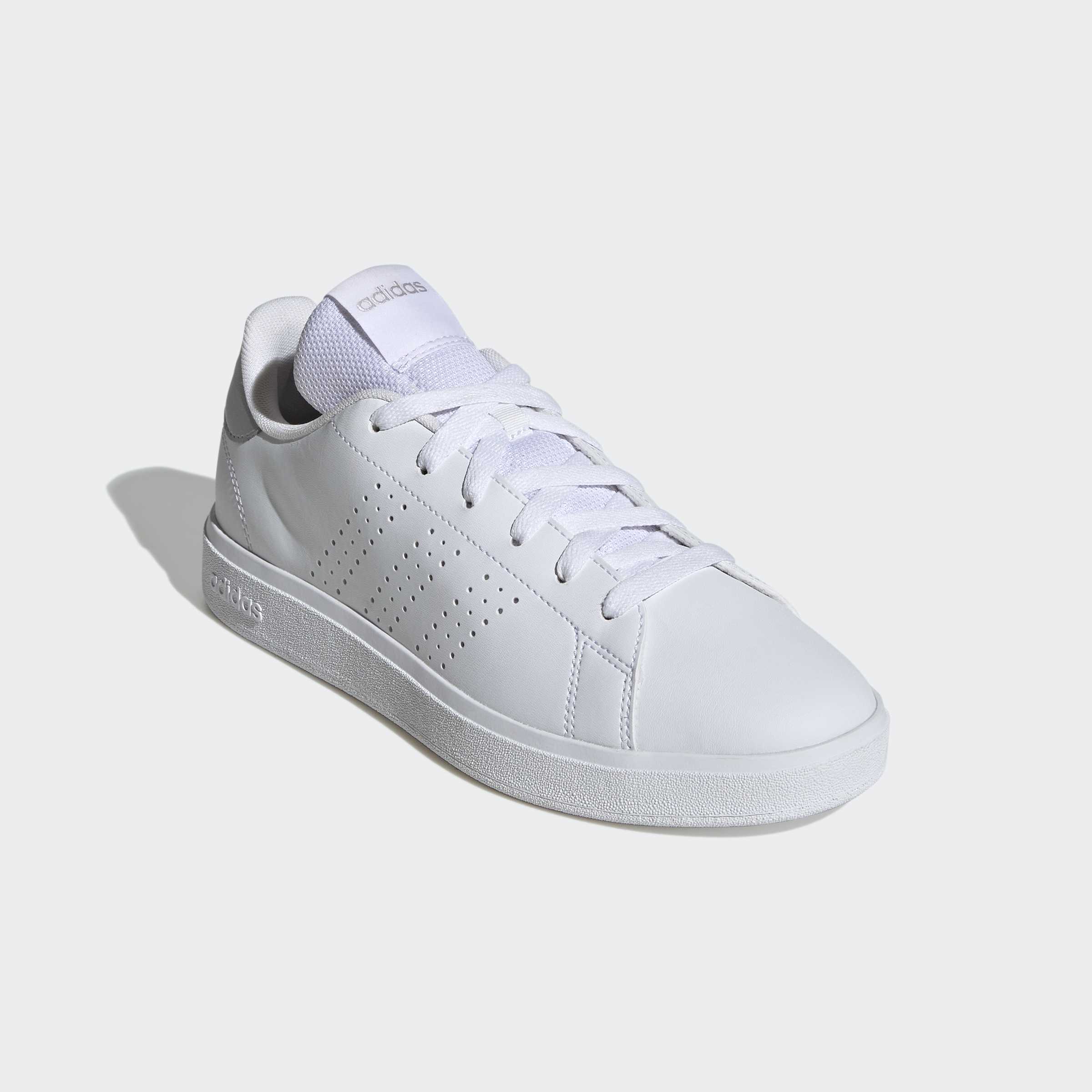 Sneaker ADIDAS SPORTSWEAR, Damen, Gr. 37, ftwwht, ftwwht, silvmt, Synthetik, Textil, Schuhe Sneaker, inspiriert vom Design des adidas stan smith