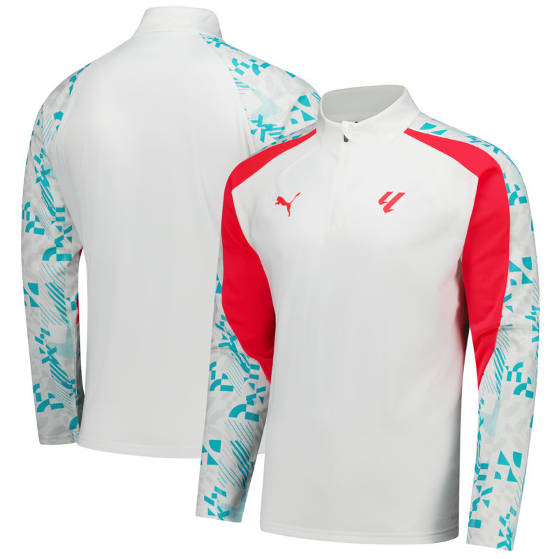 LALIGA Puma 1/4 Zip Trainingsshirt - Weiß Image