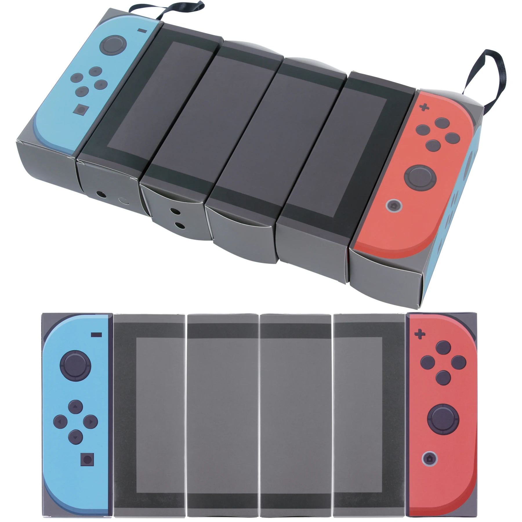 Video Game Party Goody Treat Boxes, 12 Pcs Gaming Controller Candy Gift Boxes for Video Game Party Table Decorations