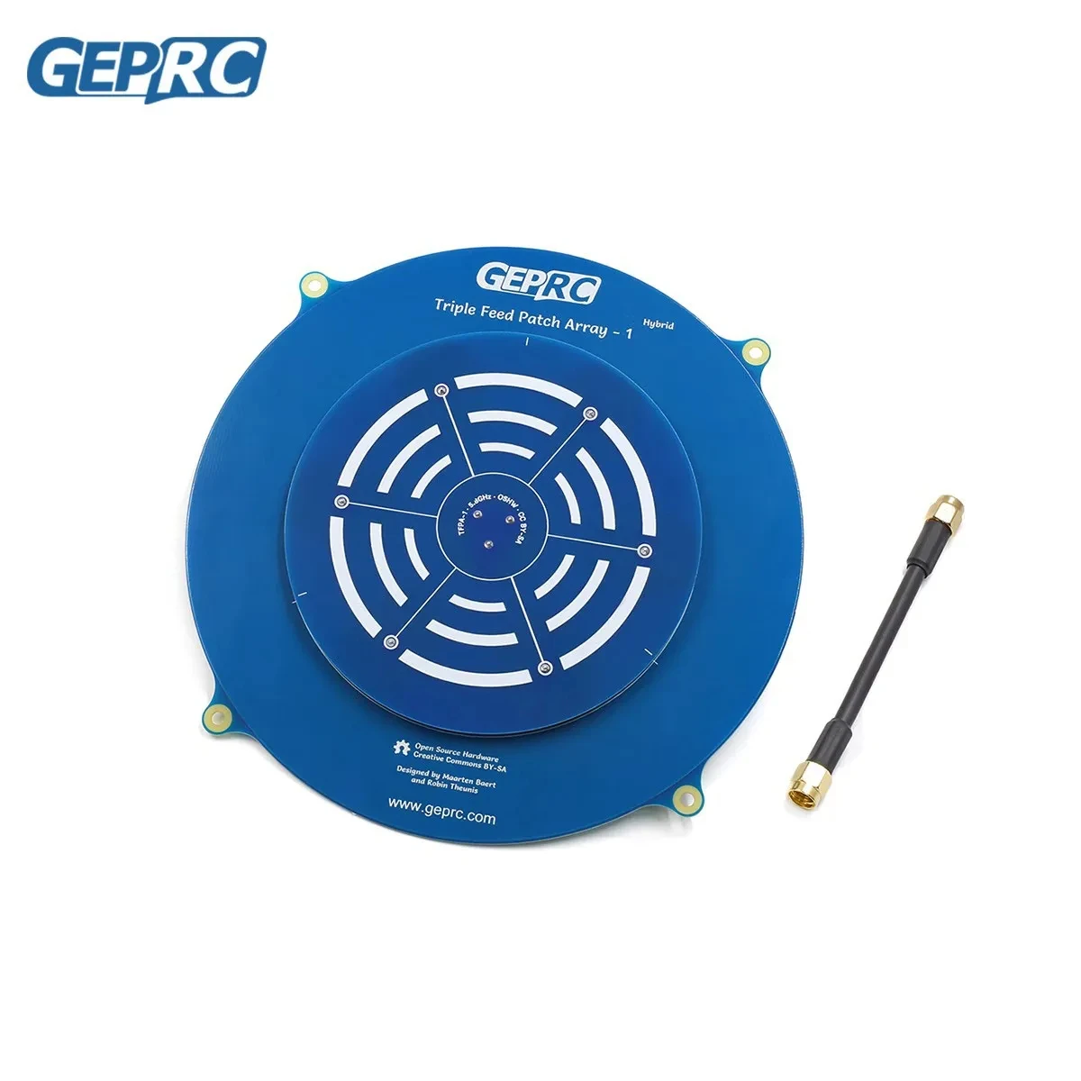 GEPRC Triple Feed Patch Array 5,8 G zirkular polarisierte Antenne für lange Drohne RC Drone VTX Videoübertragung Image