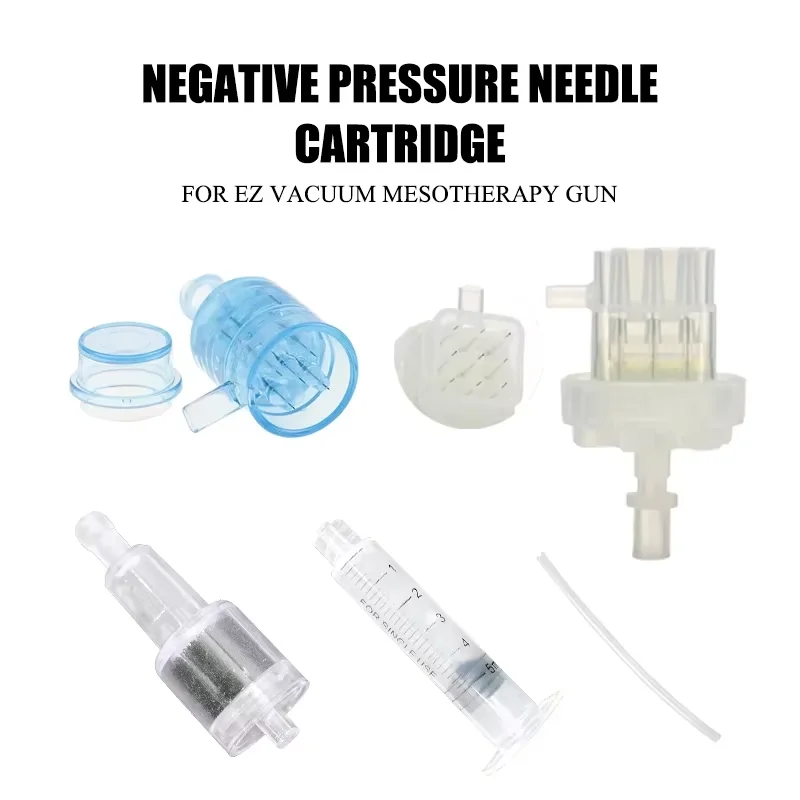 5 Stück MesoGun 5 ml Spritzenröhrchen Verbrauchsmaterial EZ Patrone Verstellbare Schraube Unterdrucknadel Tattoo-Zubehör Image