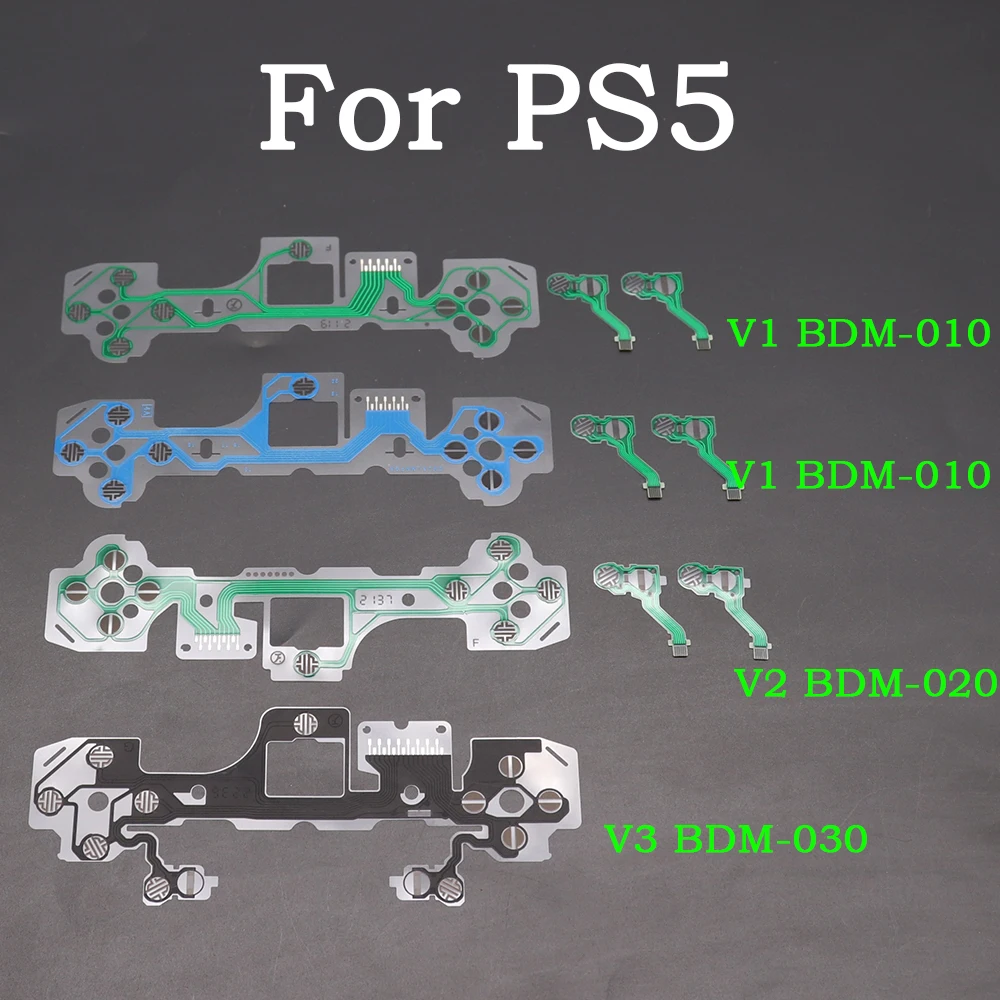 2-10 teile/los Ersatz Original für Ps5 Leitfähigen Film V 1,0 2,0 3,0 Game Pad Controller Taste Flex Kabel band V1 V2 V3 Image