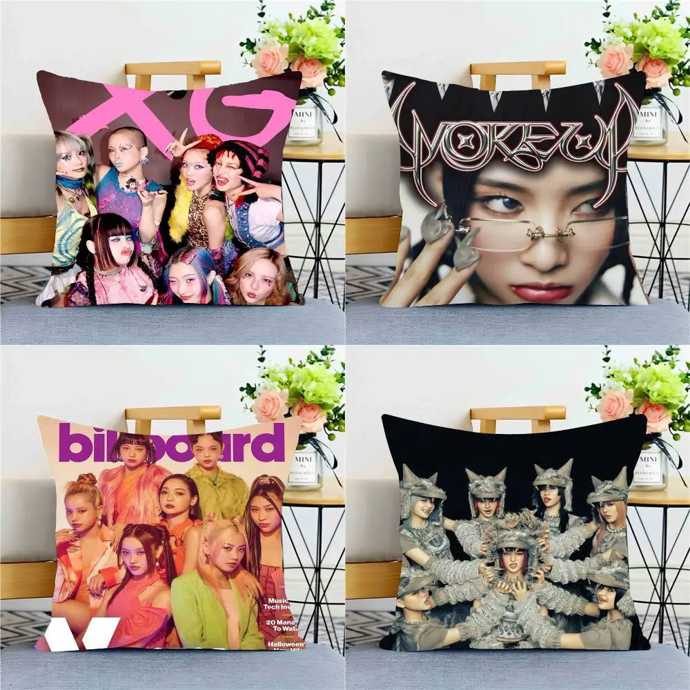 1PC Kpop X-Xg Neue DNA Kissen Fall Platz Schlafzimmer Sofa Freizeit Komfort Kissen Auto Hause Dekoration Kissenbezug 40x40 Image