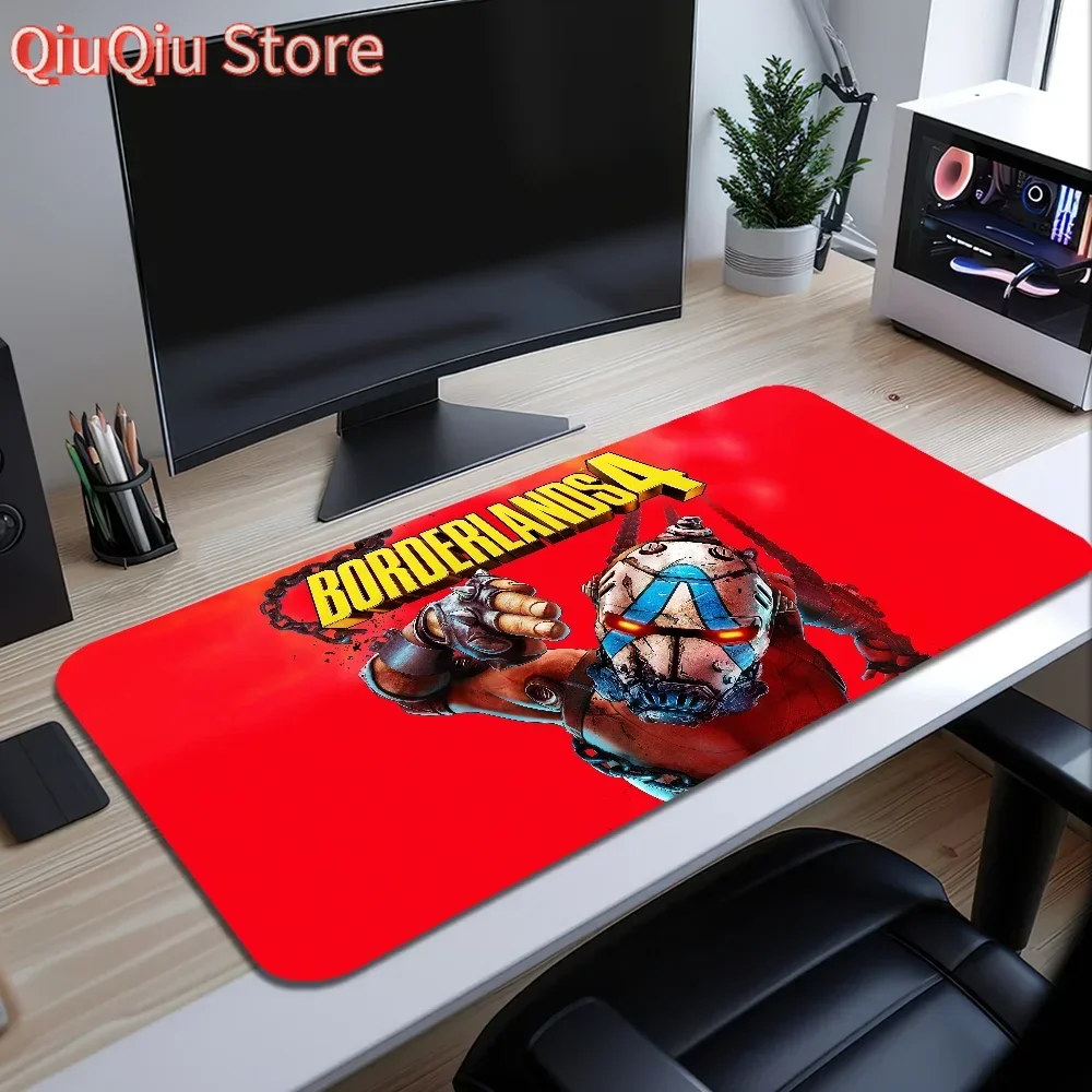 Spiel B-Borderlands 4-Mauspad, große Schreibtischunterlage, Tastatur, ergonomisch, Büro, Gummi, PC, rutschfest, bruchsicher, Zuhause, individuell, bester Preis Image