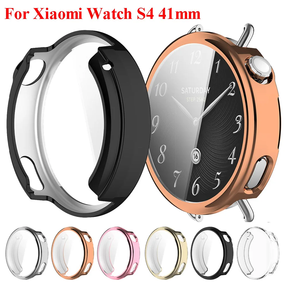 Weiche TPU-Hülle für Xiaomi Watch S4 41 mm Shell Schutzhülle SmartWatch Displayschutzfolie für Xiaomi Mi Watch S4 41 mm Zubehör Image