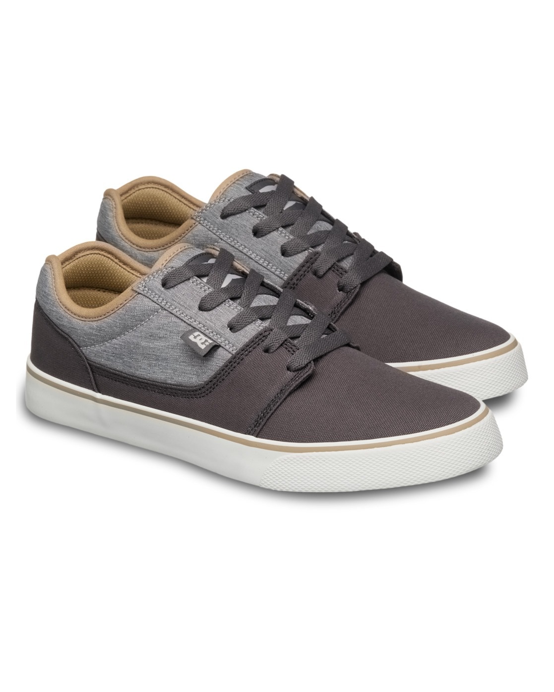 Sneaker DC SHOES "Tonik Tx Se", Herren, Gr. 8(40,5), light grau, Obermaterial:Obermaterial: Textil (Baumwolle) / Futter: Textil / Außensohle: Gummi;, Schuhe Sneaker
