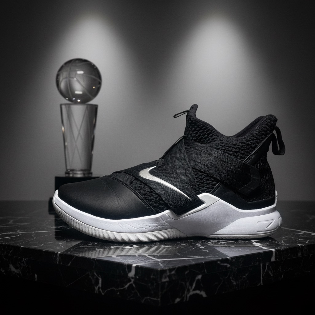 Nike Shoes | 2017 Lebron James Retro Nike Shoes. Men Size 12 Pre-Owned | Color: Black/White | Size: 12
