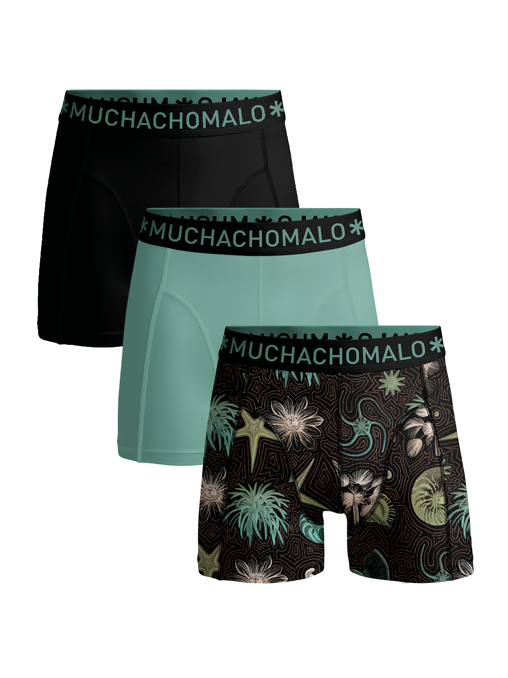 Muchachomalo Herren Boxer Shorts - 3er Pack - Herren Unterwäsche Image