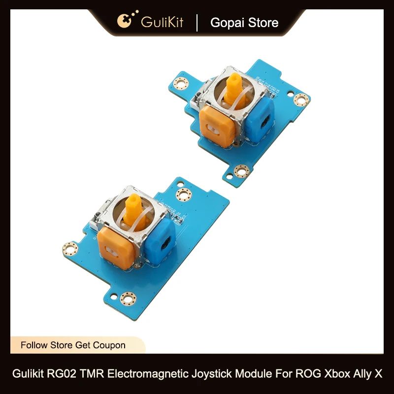 GuliKit RG02 Joystick Module For ROG Xbox Ally / Xbox Ally X, Anti Drift Electromagnetic with TMR Joystick Upgrade Replacement
