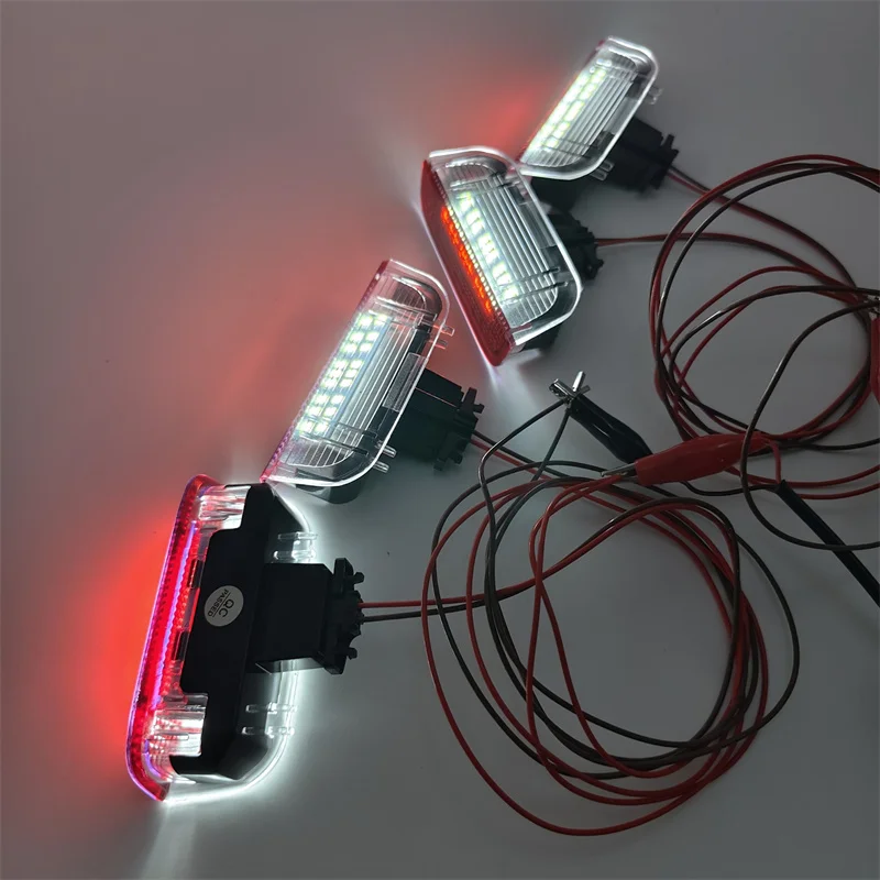 4x Auto LED Tür Warnlicht Willkommen Projektor für Golf 6 7 Jetta MK5 MK6 Passat B6 B7 CC TIGUAN Scirocco Eos Sharan Image