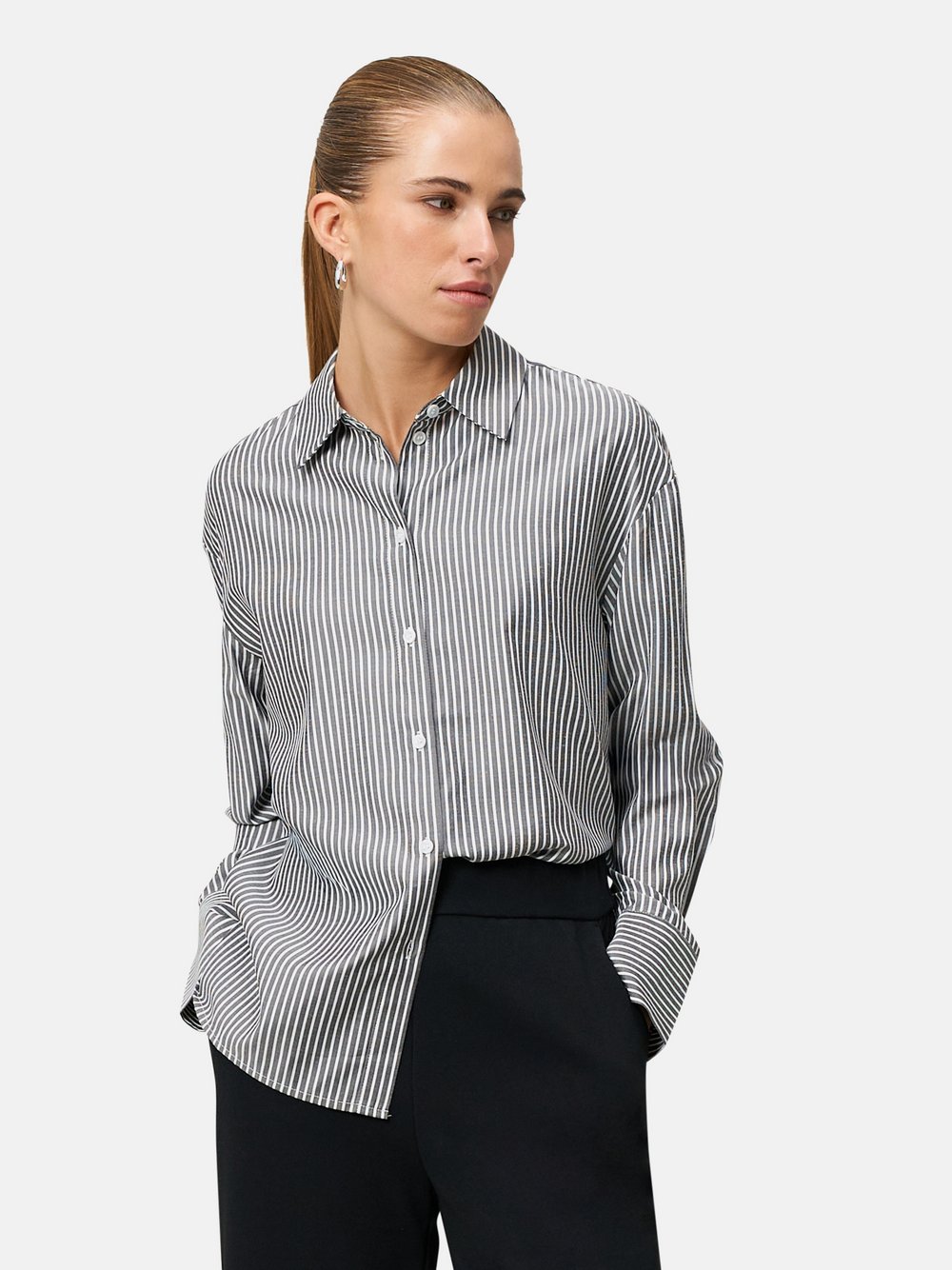 zero Hemdbluse Damen schwarz, 38 Image