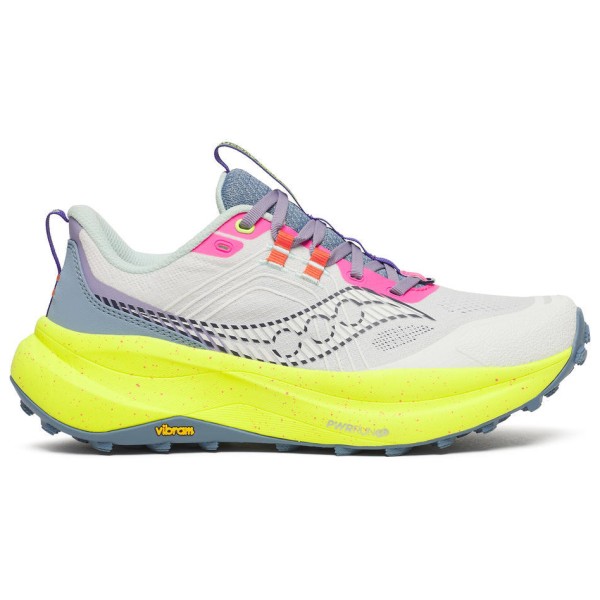 Saucony - Women's Xodus Ultra 4 - Trailrunningschuhe 40,5 | EU 40,5 weiß/ citron