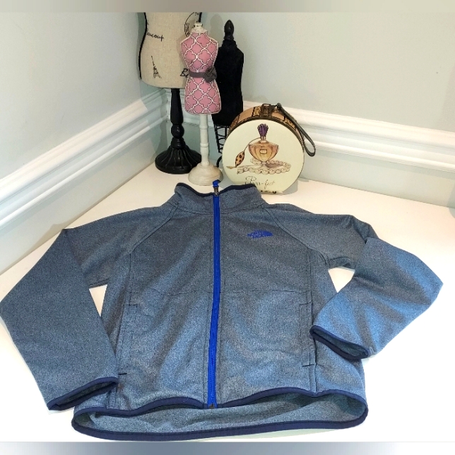 The North Face Shirts & Tops | The North Face Multi Blue Full Front Zip Athletic Wear Boys Nwot | Color: Blue | Size: 10/12 Boys