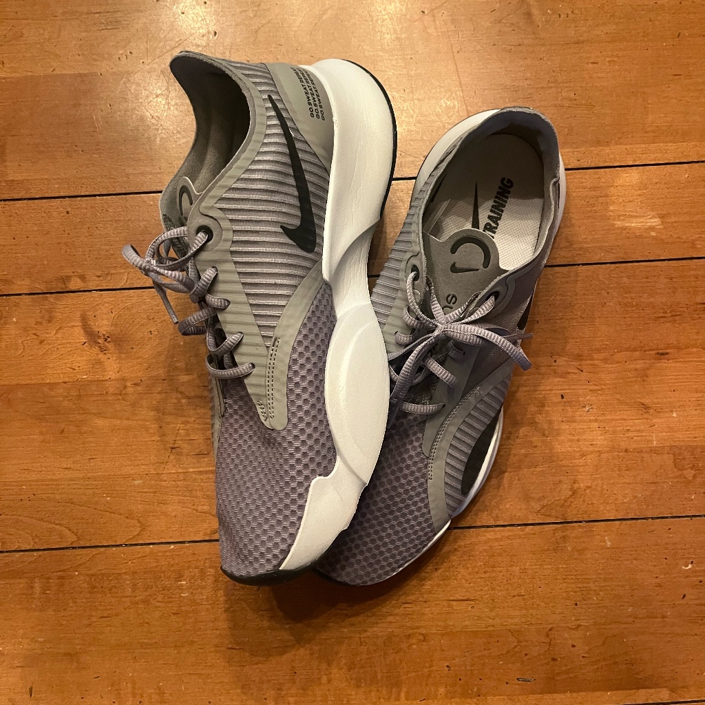 Nike Shoes | Men's Nike Gray Superrep Training Shoe (Size 11.5) Only Worn Once Or Twice! | Color: Gray/White | Size: 11.5