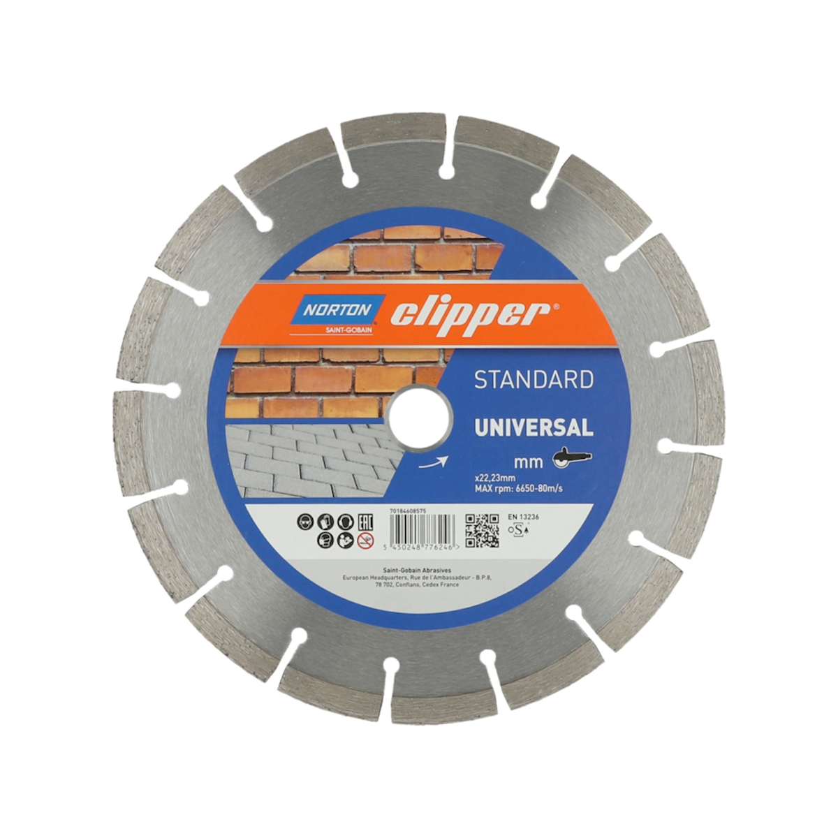 Norton Clipper Diamanttrennscheibe Standard Universal 125x22,23 mm 70184608573 Image