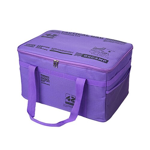 große, faltbare Outdoor-Aufbewahrungstasche, wasserdicht, tragbar, Camping Picknick-Organizer für Kochgeschirr, Töpfe, Geschirr, Gaskartusche, stoßfeste taktische Outdoor-Tragetasche Image