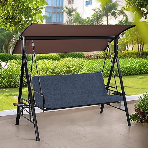 Gartenkissenbezug aus floral gefärbtem Mikrofaser-Polyester, moderner Stil, quadratisch/rechteckig, für Sofas im Wohnzimmer Image