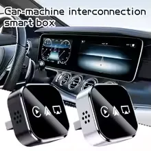 NEUER Upgrade 4-in-1 Wireless Carplay Mirror Link Adapter, sofort verkabelt in kabellose Konvertierung, Plug & Play für kabelgebundenes Carplay Image