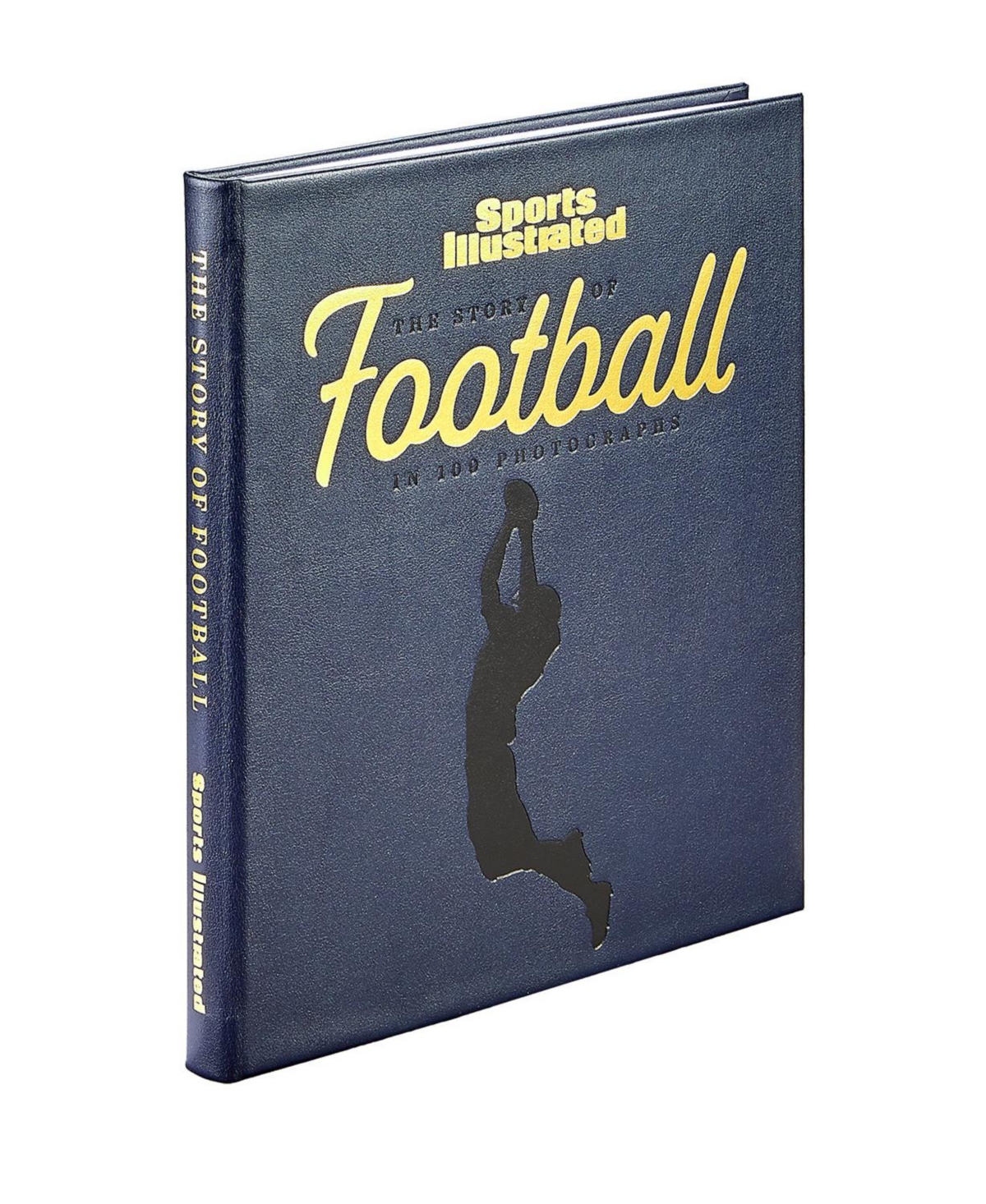 Graphic Image Sports Illustrated: The Story of Football Leather Bound Book - Navy