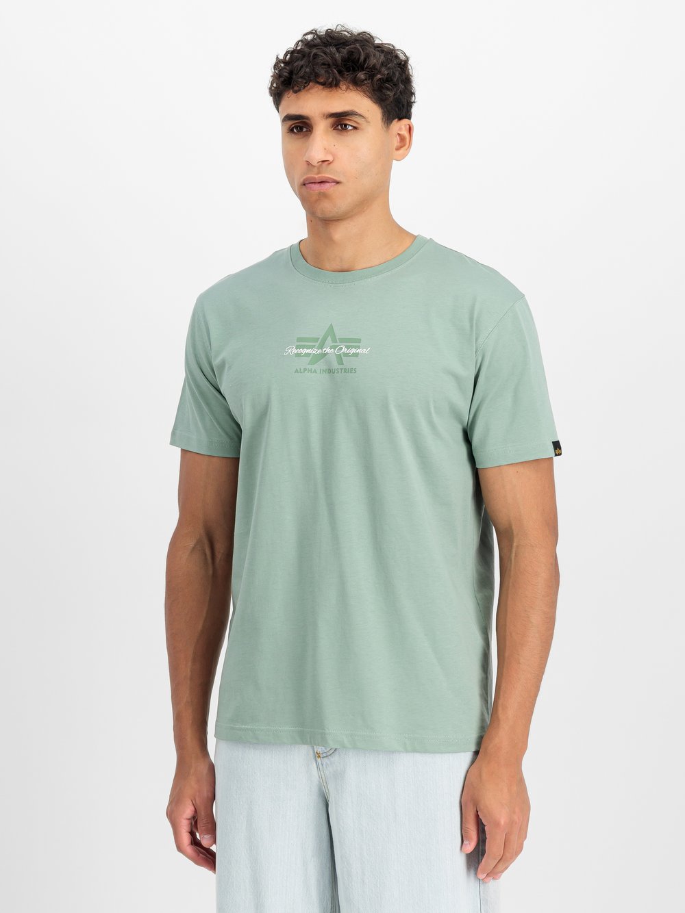 Alpha Industries T-Shirt Herren mint, L Image