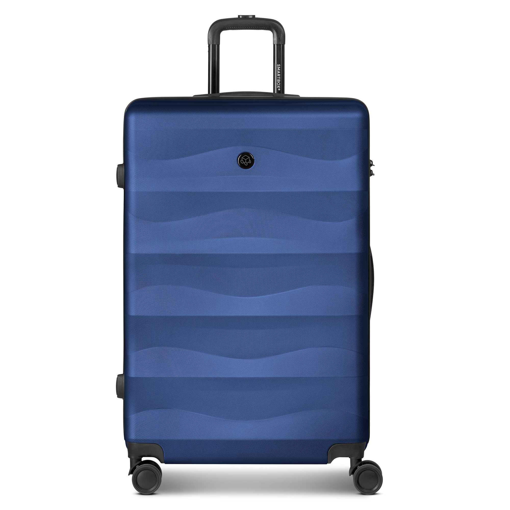 Trolley SMARTBOX "Edition 03 4 Rollen Trolley 75 cm", Gr. 99 l, dunkelblau, ABS, Koffer