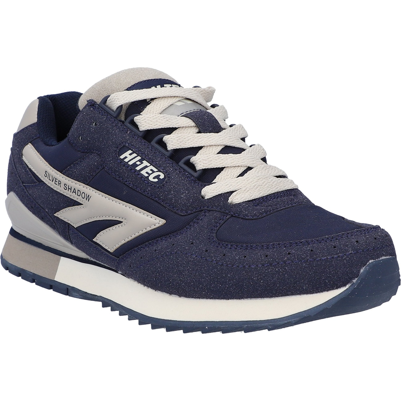 Sneaker HI-TEC "Hi-Tec-Schuhe Silver Shadow OG", Damen, Gr. 43, Normalschaft, mitternachtsblau, kreide, sonnengebleichtes grau, 95% EVA/5% Textil, 70% Synthetik/30% Textil, Schuhe Sneaker